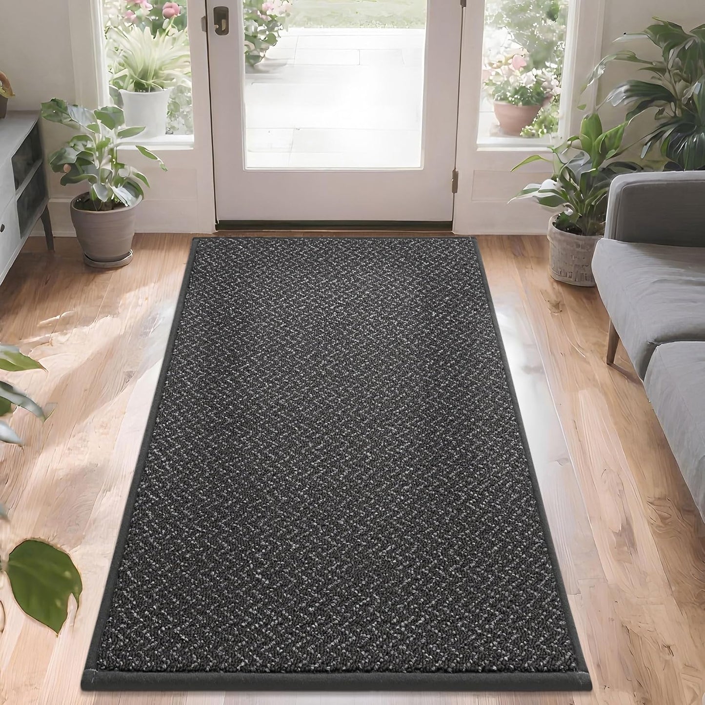 COSY HOMEER Non Slip Absorbent Entryway Rug 36in x 60in