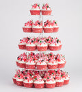 5 Tier Maypole Cupcake Stand Clear Acrylic Cupcake Tree Tower - Stable