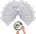 Nanaborn Non-Scratch Mesh Dishcloths x12: Superior Cleaning Power!