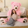 6ft Giant Pink Teddy Bear Plush - Life Size Hug for Her