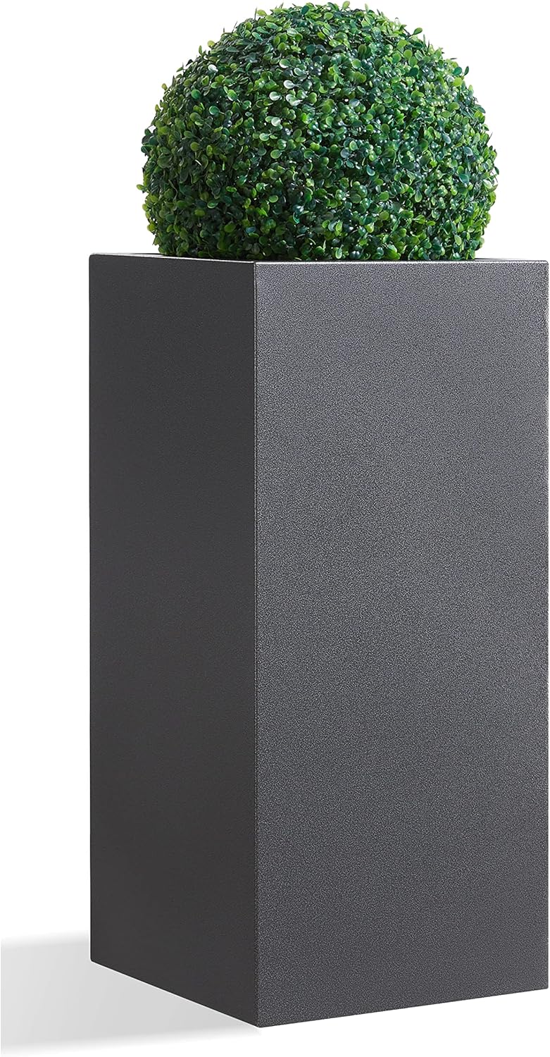 Wallowa Metallic Heavy Tall Outdoor Indoor Planter Box Review