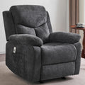 Manual Rocker Recliner Massage Chair for Adults - Comfortable Fabric