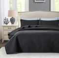 Maple&Stone Quilt Set King Size Lightweight Chevron Coverlet - All