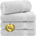 Cotton Paradise 4 Piece Turkish Bath Towels Set - Soft Large Towels