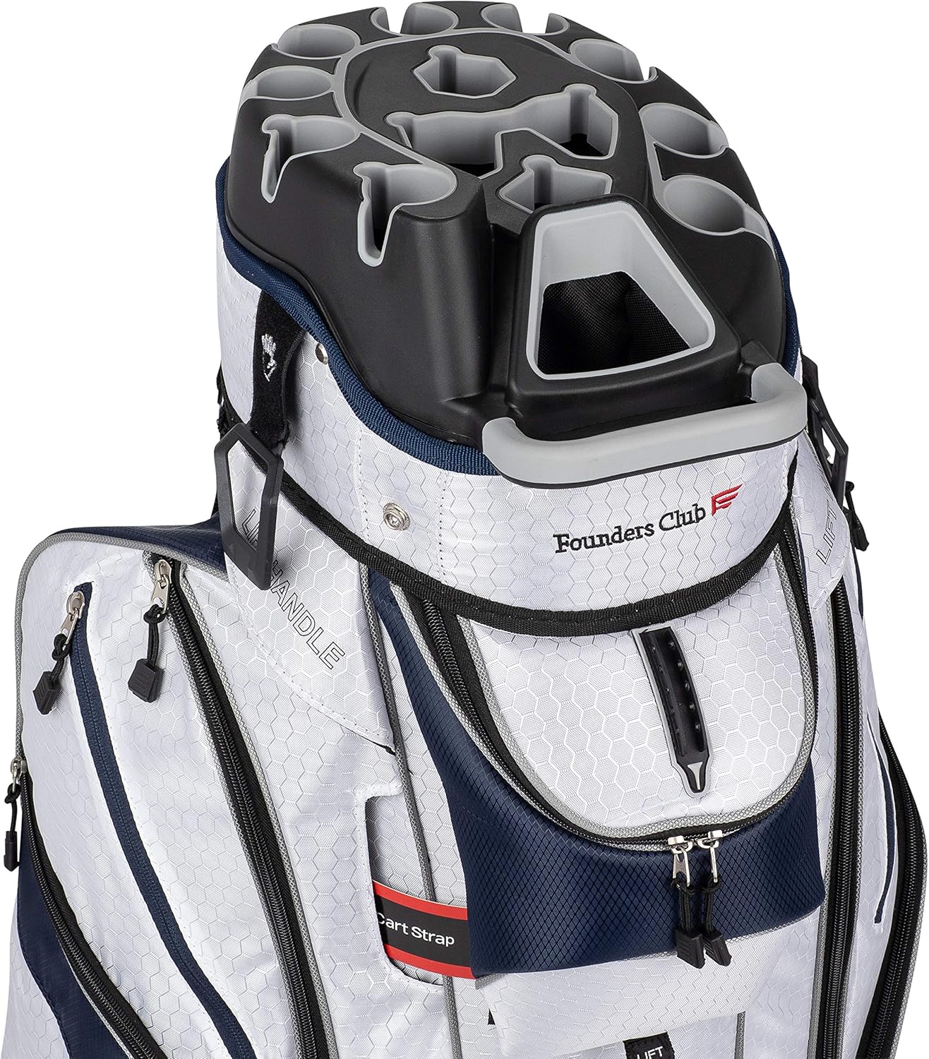 Founders Club Golf Cart Bag: 14 Way Divider System