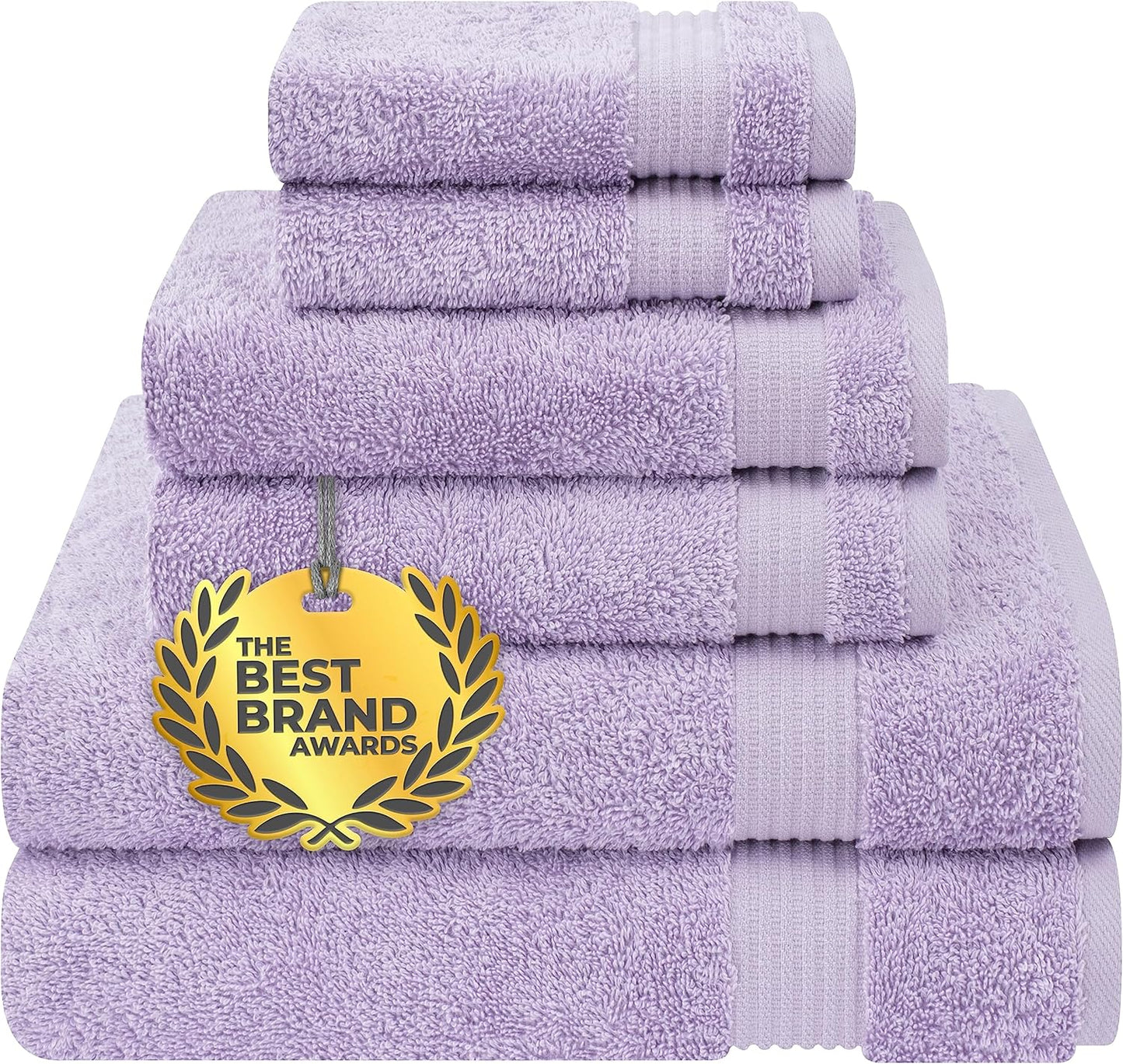 Luxurious 6 Piece Cotton Towel Set for Ultimate Bathroom Comfort
