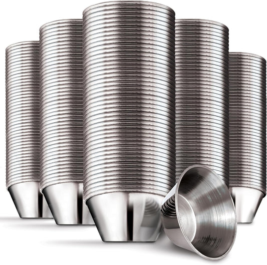 1.5 oz Stainless Steel Condiment Cups for Dipping Sauces