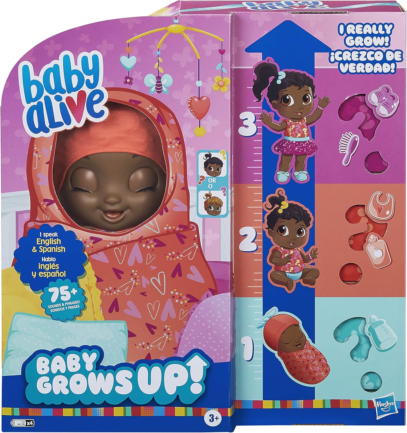 Baby Alive Baby Grows Up - Talking Doll with Surprise