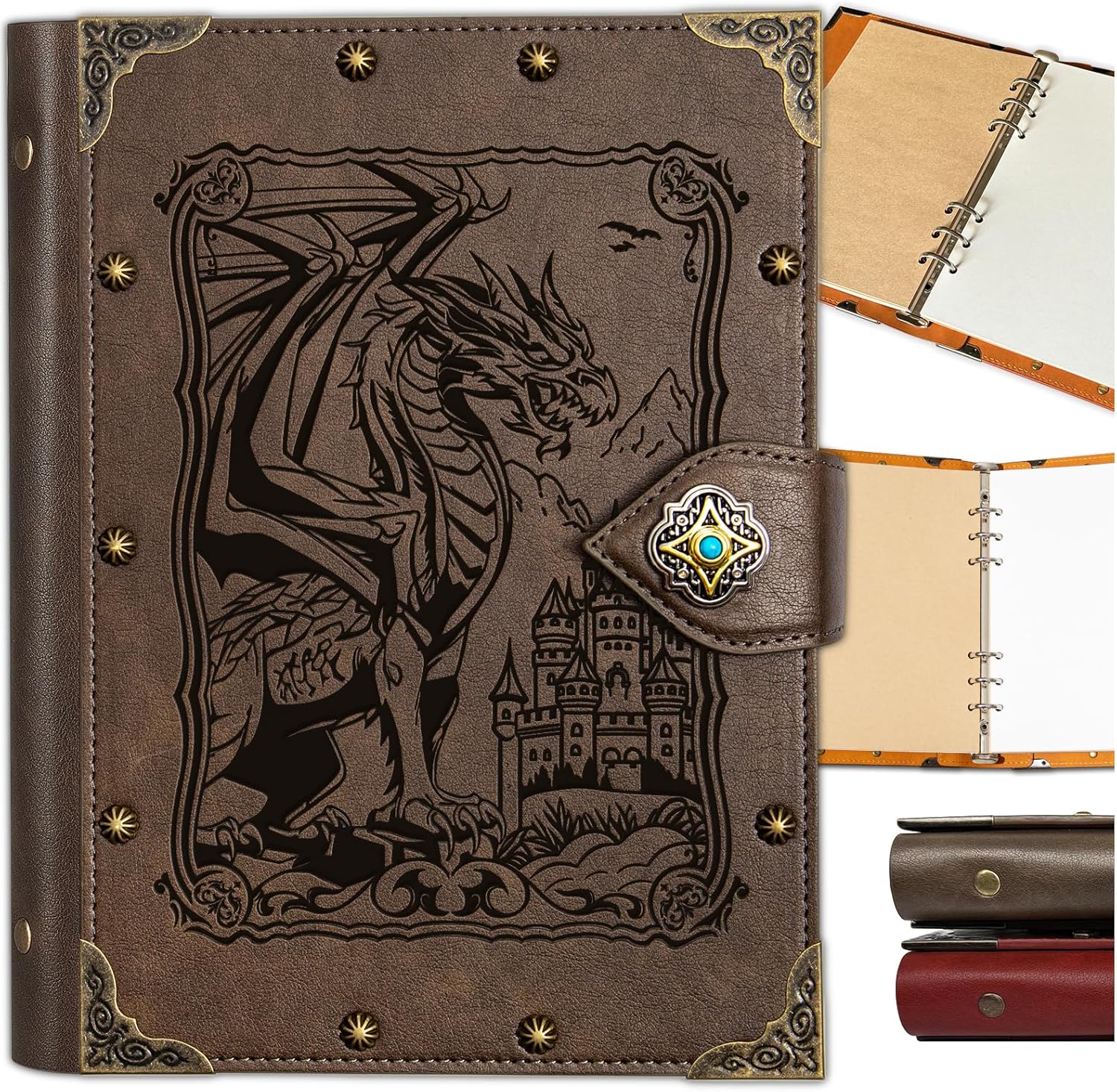 DUROTAN DND Journal Vintage Dragon Notebook for RPG Players