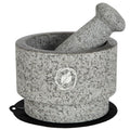 Laevo Mortar and Pestle Set (Large) - Durable Granite Grinder