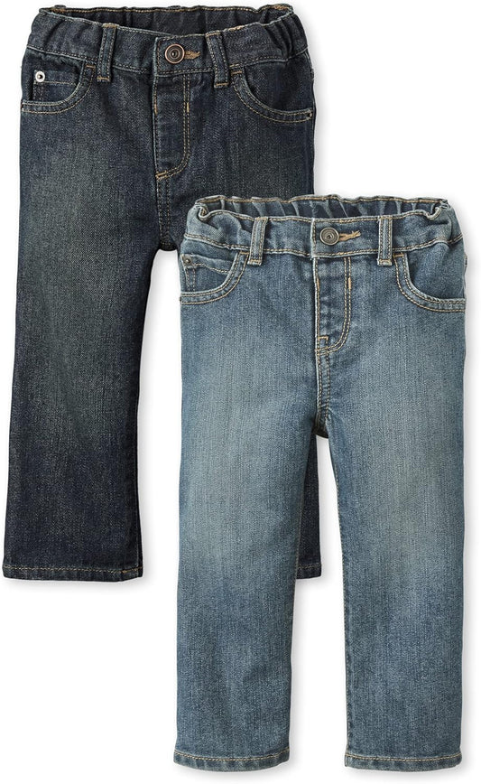 Baby Boys' and Toddler Bootcut Jeans for Comfy Everyday Wear