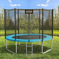 AOTOB 8FT Trampoline with Safety Enclosure Net - Stable Outdoor Fun