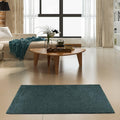 Ambiant Forest Green Solid Color Area Rug 12ft x 20ft - Soft, Pet