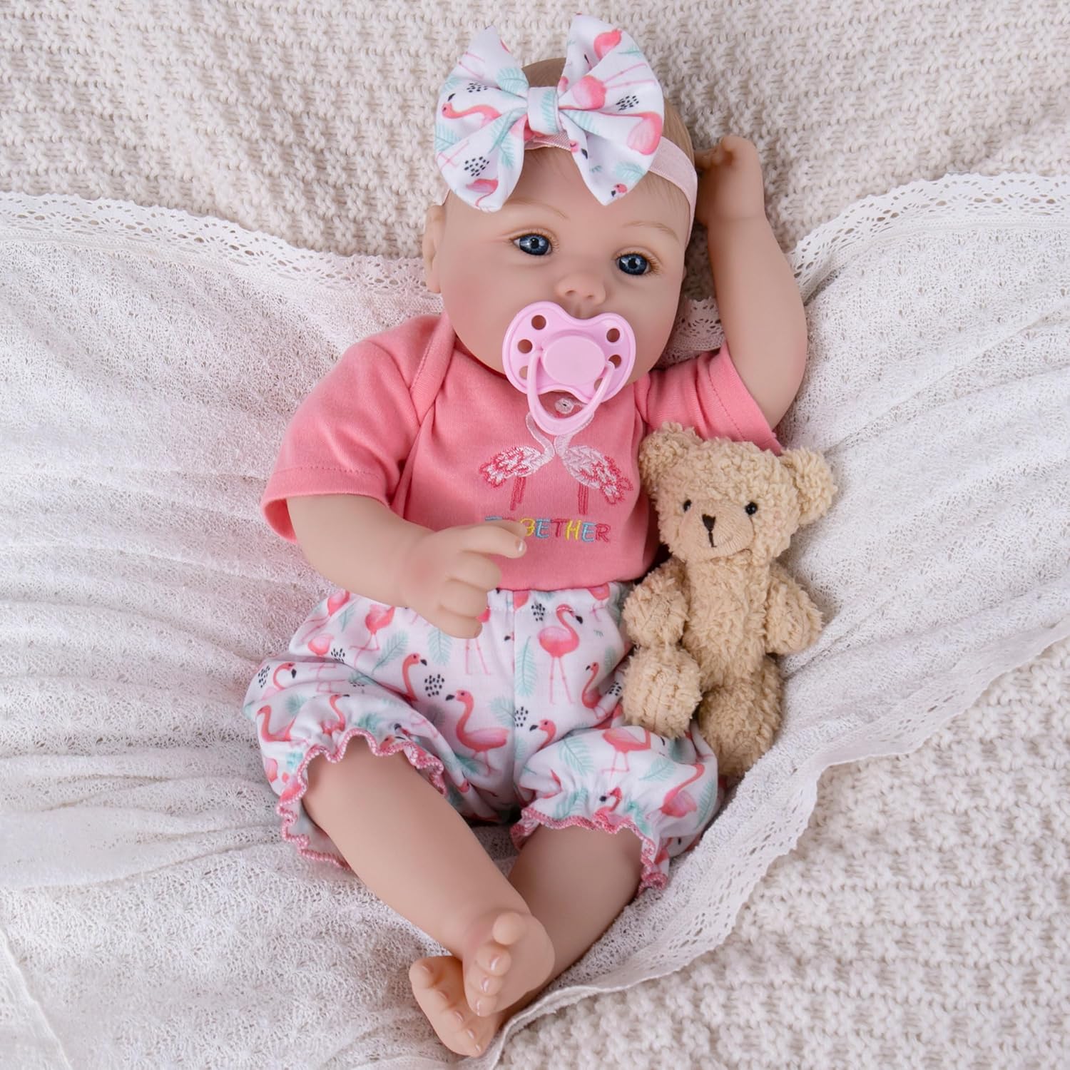 Milidool Realistic Reborn Baby Dolls Girl - 18 inch Doll