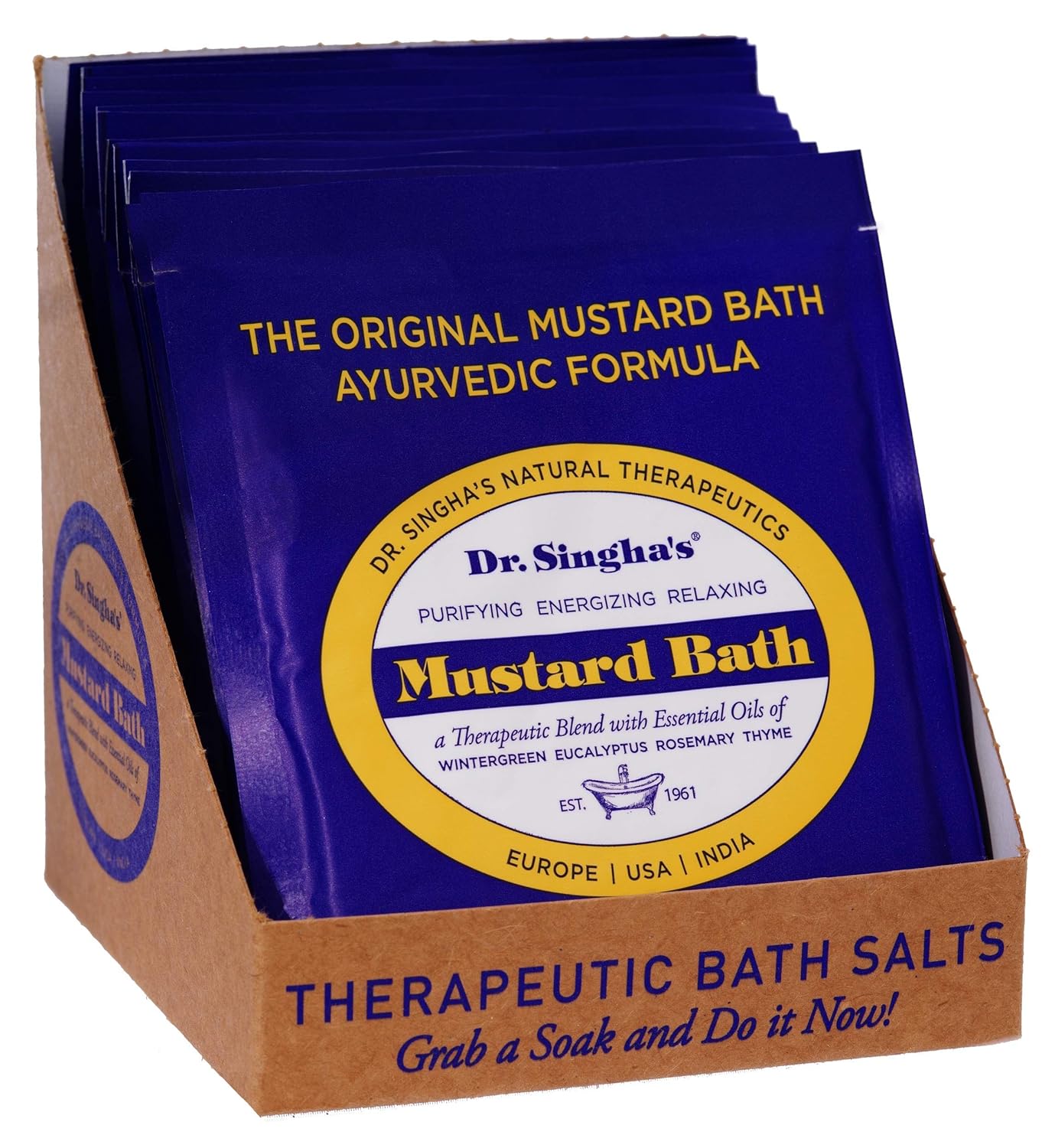 Dr. Singha's Mustard Bath Salts for Relaxation and Detox