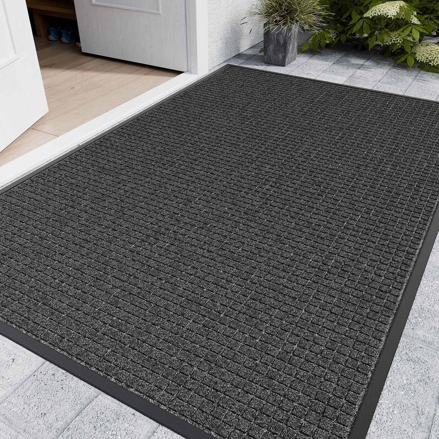 Durable Indoor Outdoor Front Door Mats for High Traffic Areas