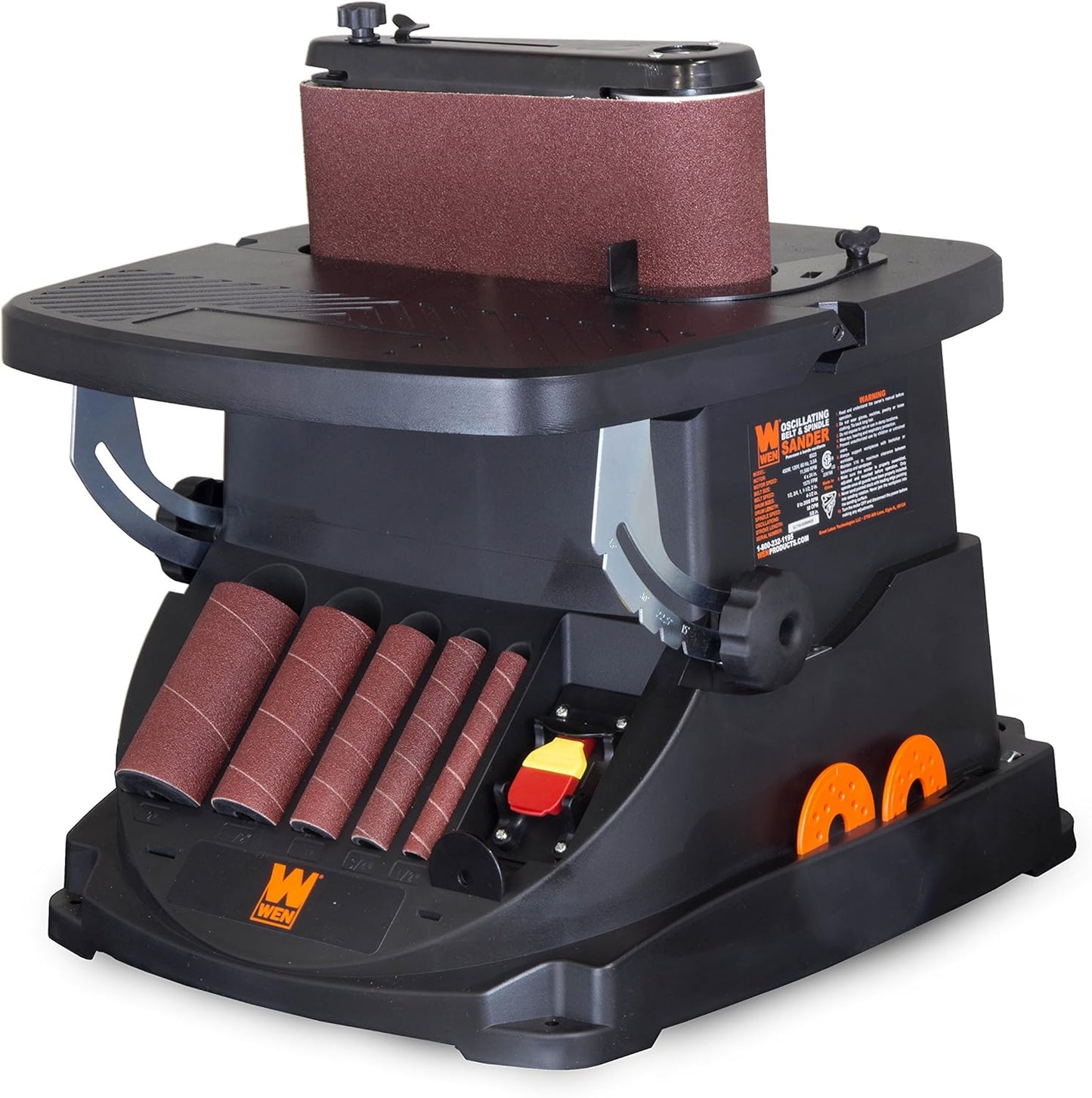 WEN 6524 Oscillating Belt and Spindle Sander for Precision Work