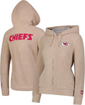 Ultra Game Women's NFL Super Soft Sherpa Full Zip Hoodie - Warm jacket