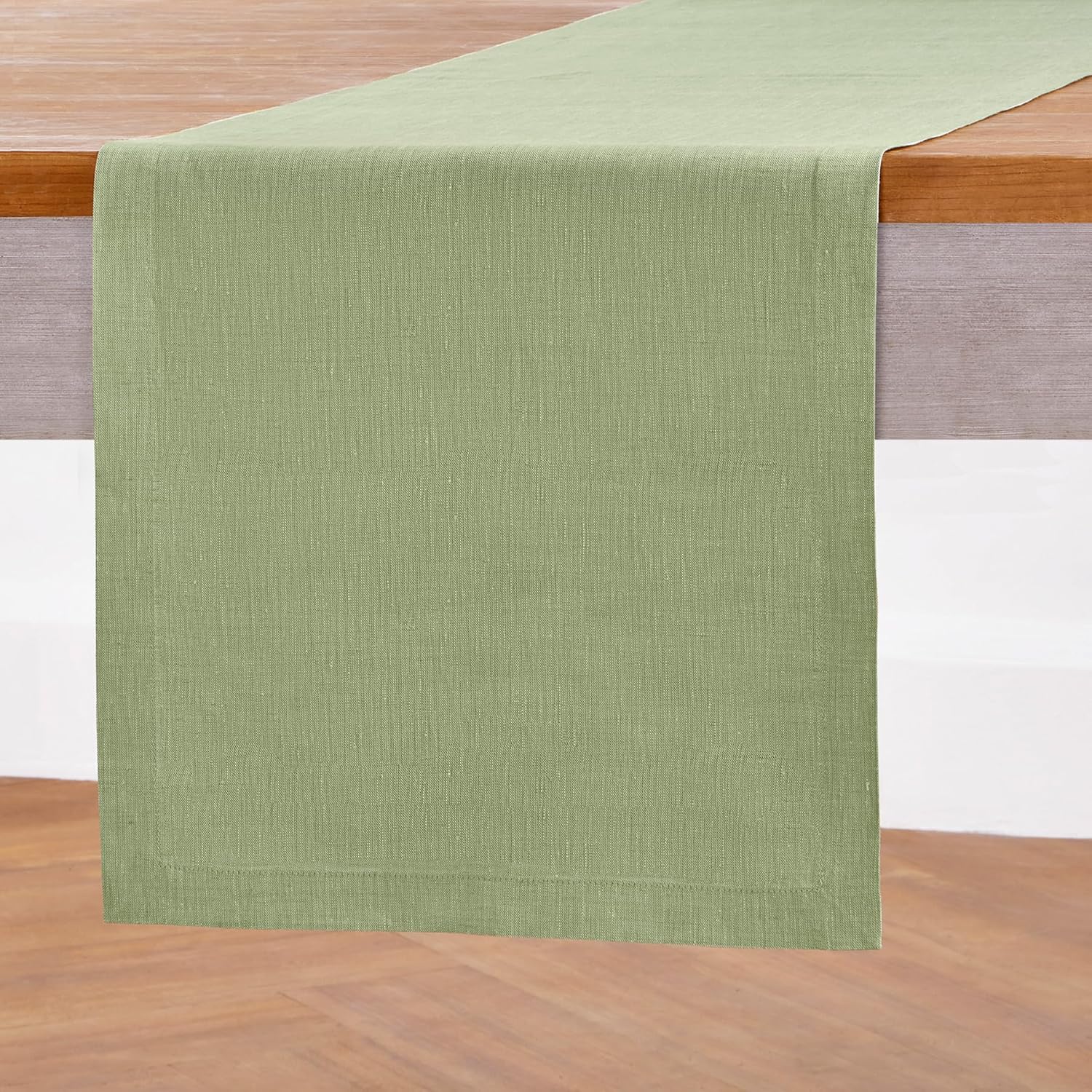 Linen Table Runner 14 x 72 Inch for Dining and Thanksgiving