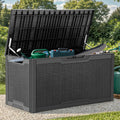YITAHOME 100 Gallon Large Resin Deck Box Outdoor Storage - Extra