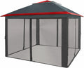 CROWN SHADES 11x11 Pop Up Gazebo with Easy Set Up and Netting