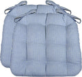 Dining Chair Cushions Medium 16.5 x 18 Madrid Navy Blue - Durable