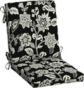 Arden Outdoor Dining Chair Cushion 20 x 20 - Ashland Black Jacobean
