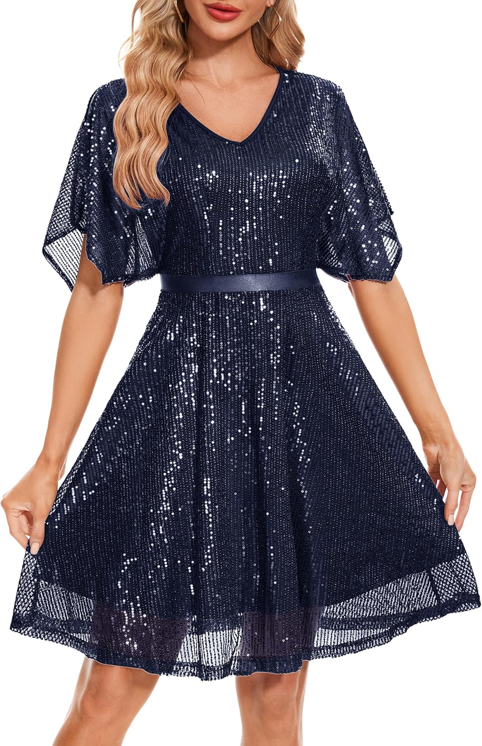 Wedtrend Women's Sparkly Sequin Dress for Stunning Nights Out
