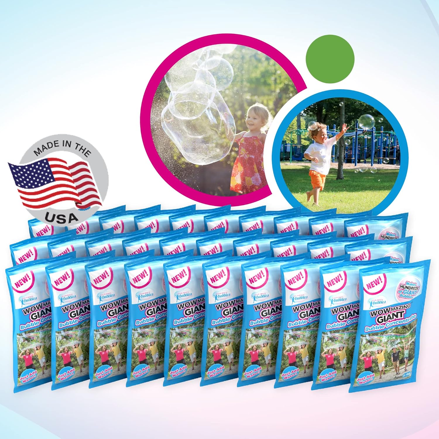 WOWMAZING Big Bubbles Refill - Concentrated Giant Bubble Fun