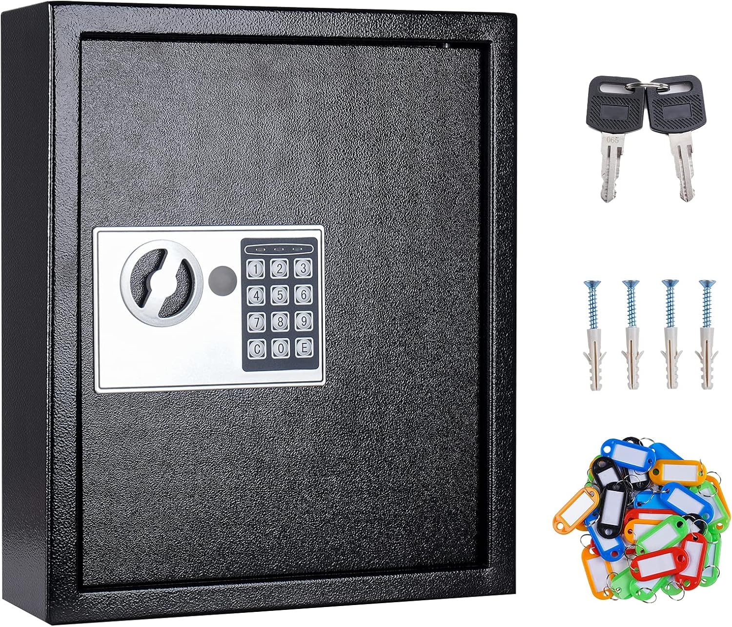 UMEKEN Key Box Wall Mount 40 Position Digital Key Organizer