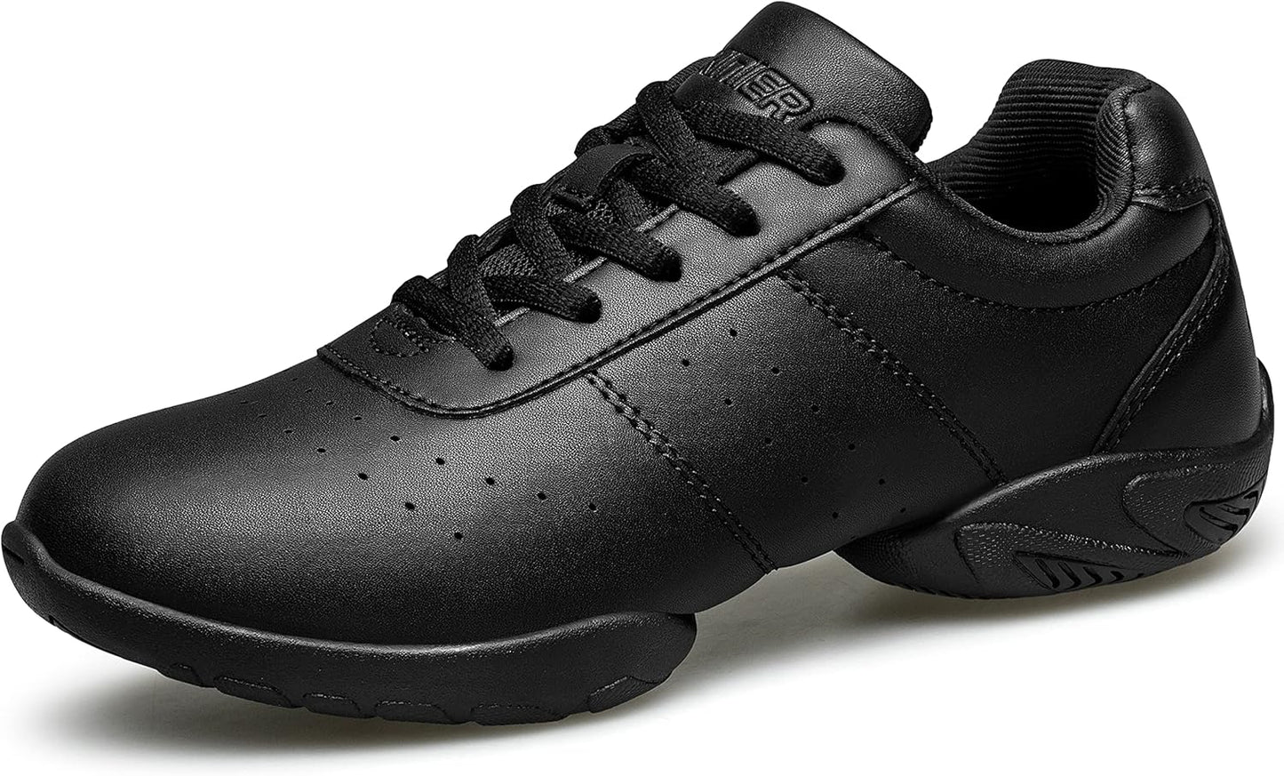BAXINIER Girls White Cheerleading Dance Shoes for Active Youth