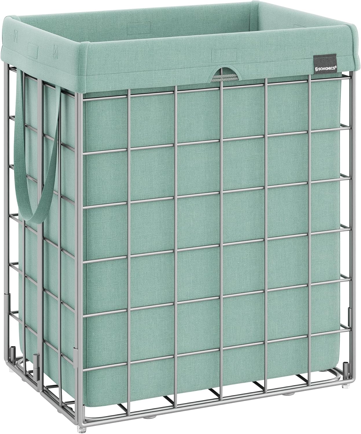 SONGMICS Laundry Hamper: Stylish 23.8 Gal. Collapsible Basket
