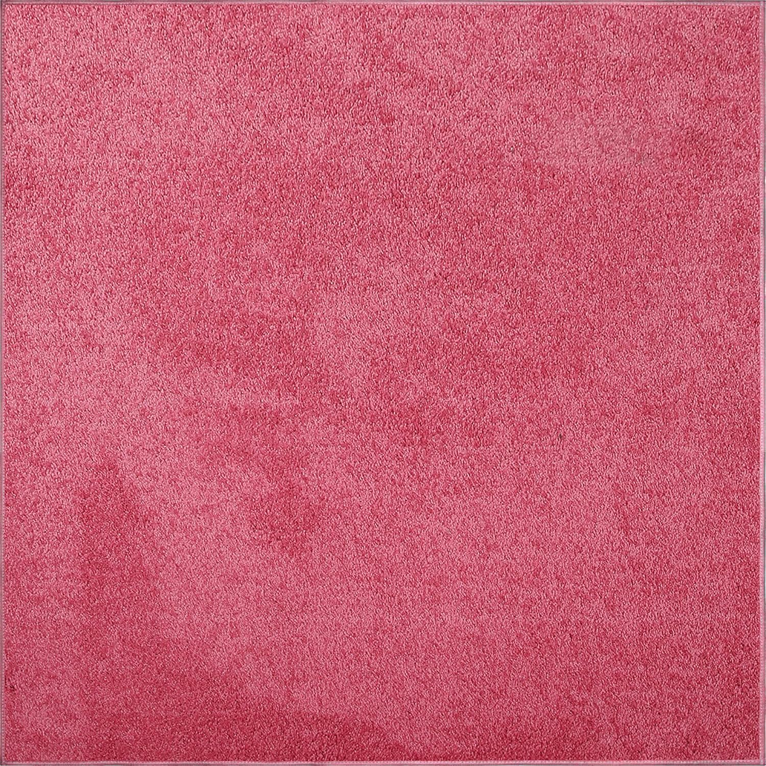 Pet Friendly Solid Color Area Rugs Pink - Perfect for Any Room