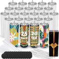 20 oz Sublimation Tumblers 25 Pack - Straight Skinny Tumblers