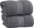 NY Loft 100% Cotton 2 Pack Bath Sheet Towels - Oversize Absorbent
