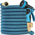 Expandable Garden Hose 75 ft with 10 Function Nozzle - Lightweight