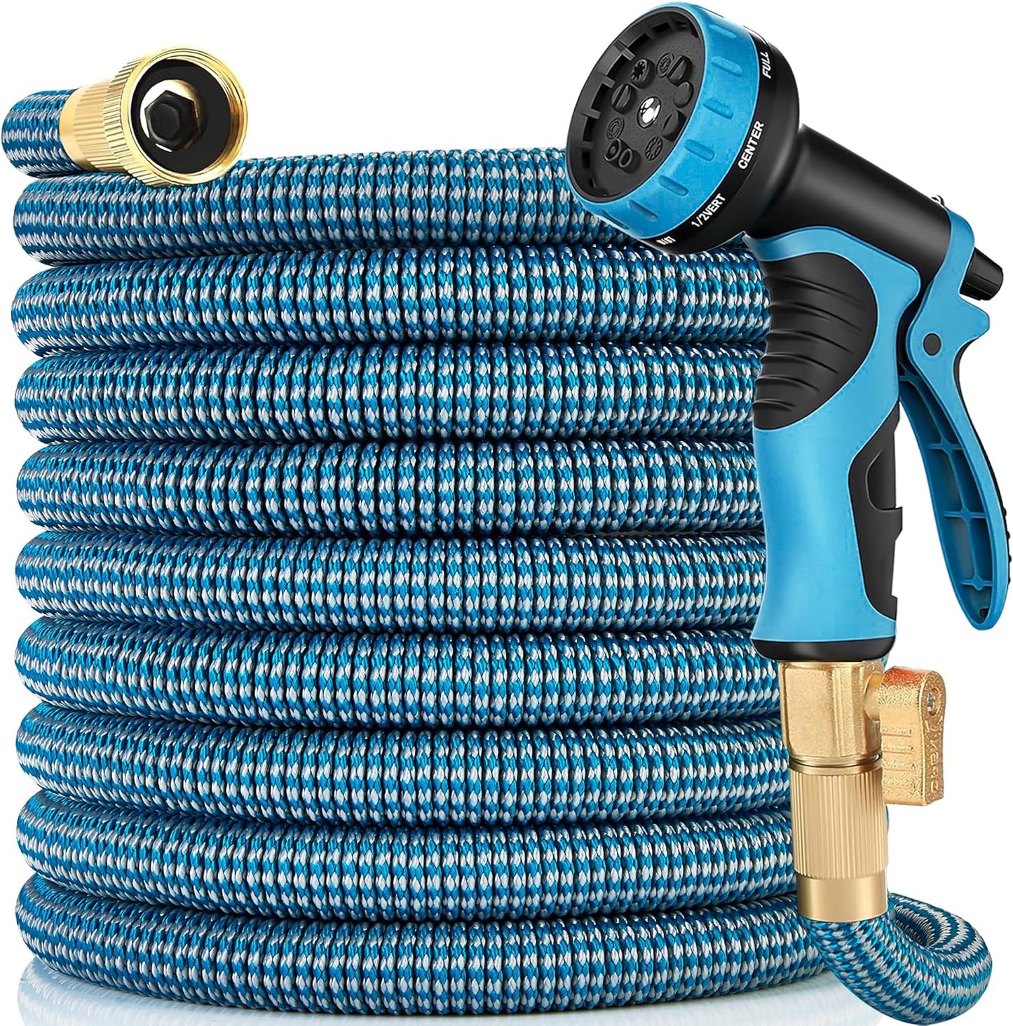Expandable Garden Hose 75 ft with 10 Function Nozzle Sprayer