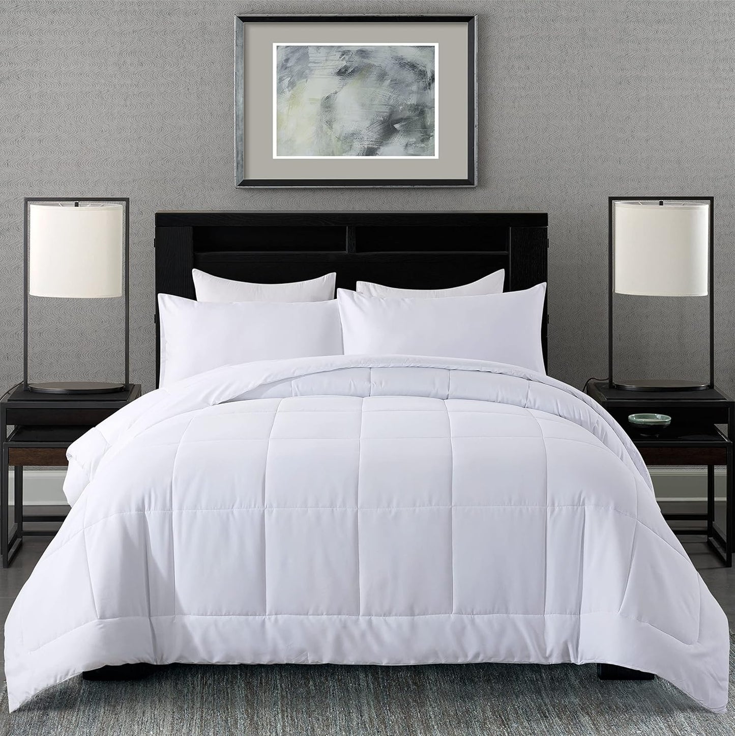 DOWNCOOL Twin Comforter Set - Soft All Season Bedding Comforters