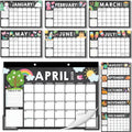 Large Monthly Desk Calendar 2025-2026 - Chalk Doodle Planner