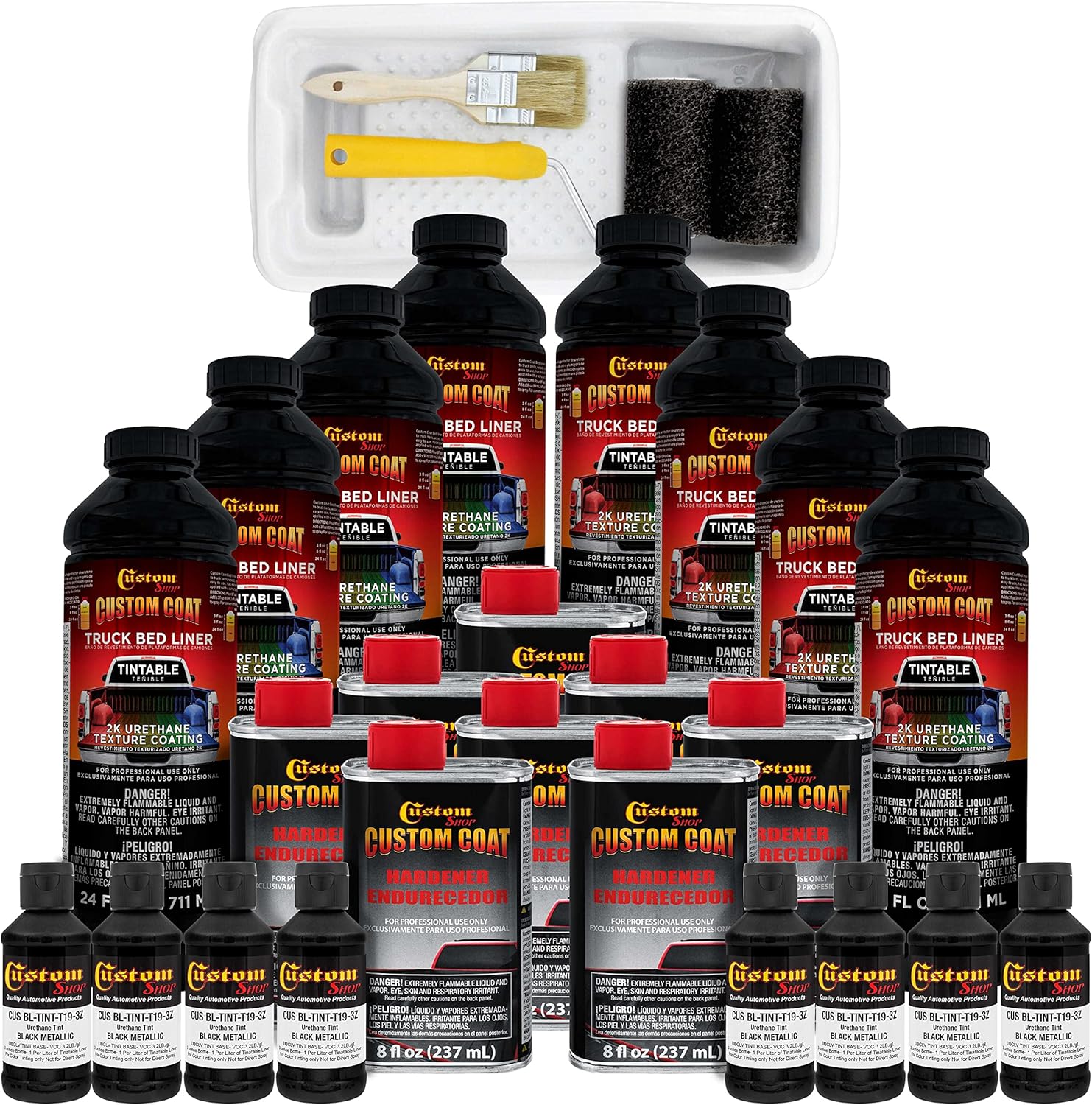 Custom Coat Black Metallic 2 Gallon Truck Bed Liner Kit Review
