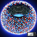 1500 LED 470ft Christmas Lights Outdoor - Long Seamless Strand