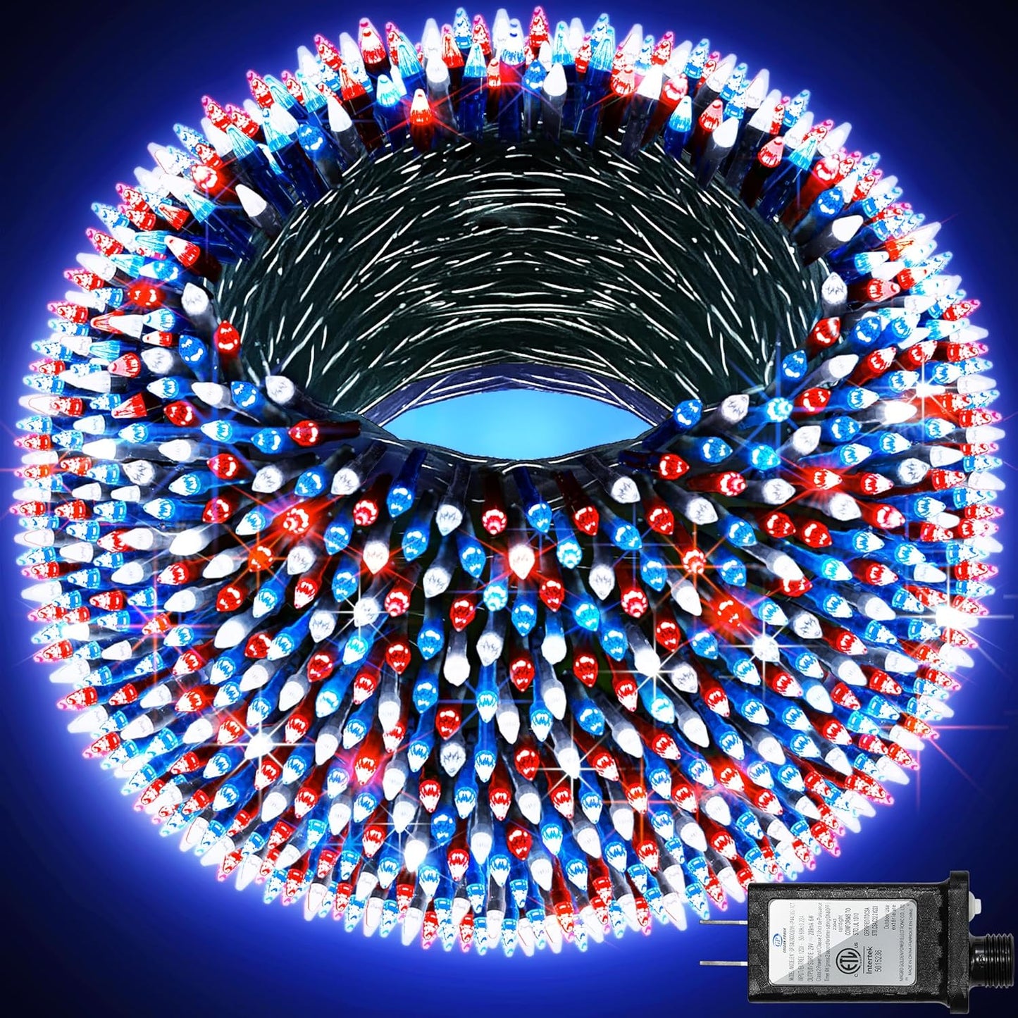 750 LED 240FT Christmas Lights Outdoor for Holiday Decor