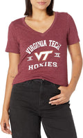 Virginia Tech Hokies V-Neck Tee - Soft Tri-Blend Women's