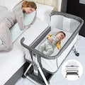 Baby Bassinet Bedside Sleeper 3 in 1 Rocking Bassinet - Adjustable