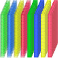 504 Pcs Rulers Bulk 12 in Clear Assorted Color Rulers - Classroom Pack