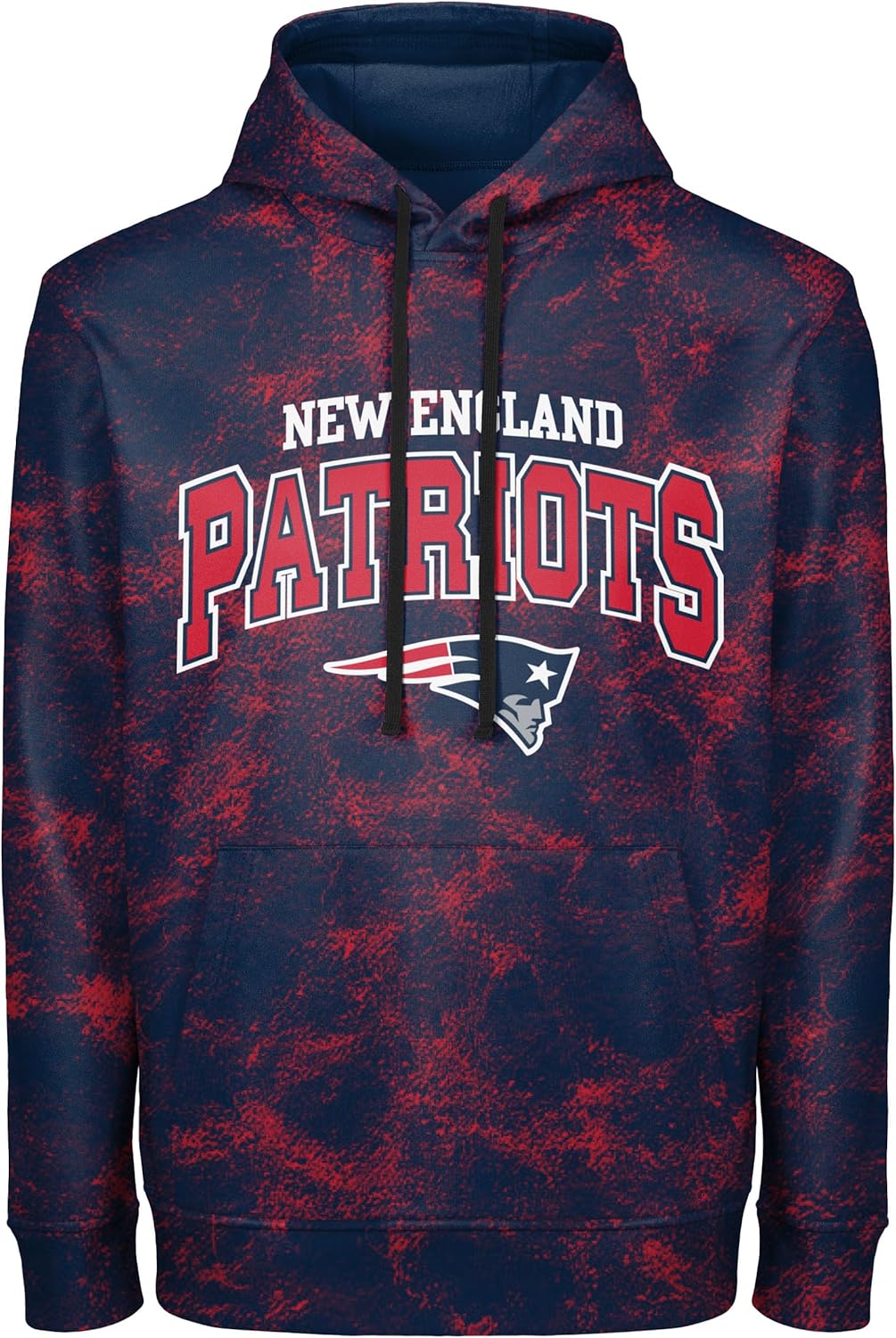 NFL Men's Big Logo Wordmark Camo Performance Hoodie for Fans