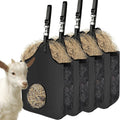 Hay Bag Hanging Goat Feeder Tote 4-Pack - Large Capacity Slow Feeder