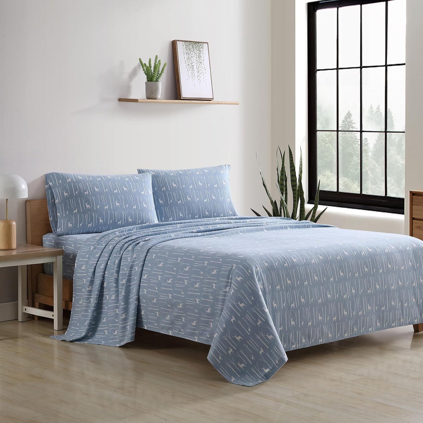 Cozy Cotton Flannel Twin Sheets Set for Ultimate Comfort