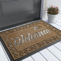 Yimobra Welcome Front Door Mat 36 x 24 in - Heavy Duty Dirt Trapper