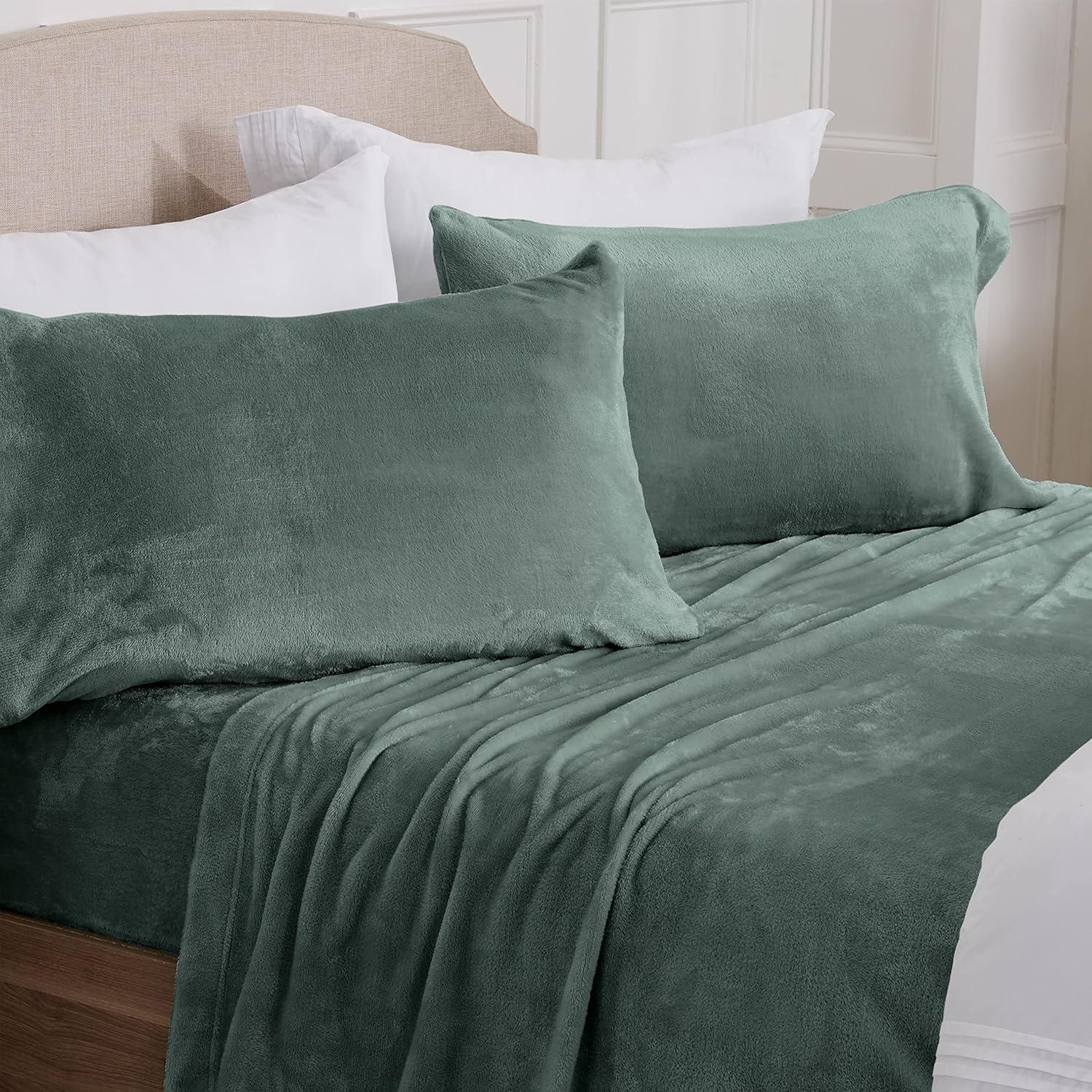 Ultra Soft Micro Fleece Sheets Set with Extra Deep Pockets